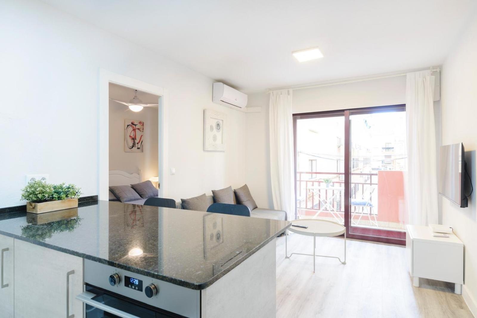 Apartamento Primera Linea De Playa フエンヒロラ エクステリア 写真